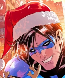 Aesthetic Dick Grayson Christmas Art Diamond Painting