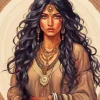 Beautiful Gypsy Woman Diamond Painting