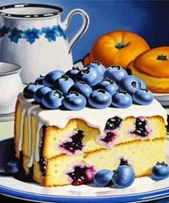 Blueberry Cake Diamond Painting