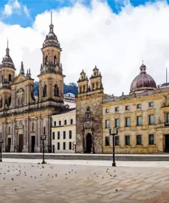 Bogota Plaza De Bolivar Diamond Painting