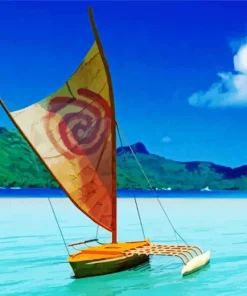 Moana Boat Diamond Painting