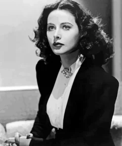 Monochrome Hedy Lamarr Diamond Painting