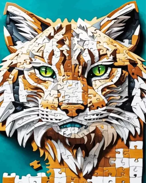 Puzzle Bobcat Diamond Painting