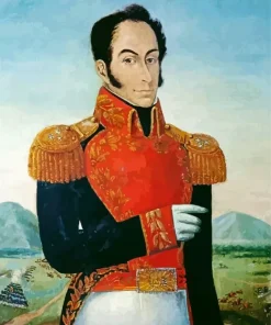 Simon Bolivar Diamond Painting