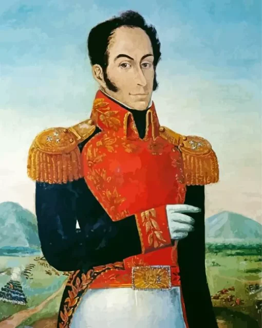 Simon Bolivar Diamond Painting