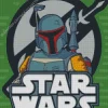 Star Wars Boba Fett Illustration Diamond Painting