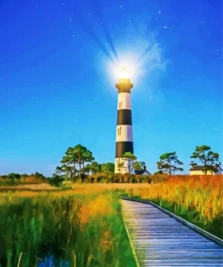 The Bodie Island Lighthouse Diamond Painting