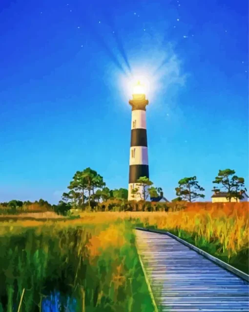 The Bodie Island Lighthouse Diamond Painting