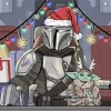 Yoda And Boba Fett Christmas Diamond Painting