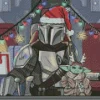 Yoda And Boba Fett Christmas Diamond Painting