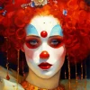 Beautiful Female Clown Diamond Painting