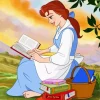 Belle Reading Diamond Painting