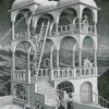 Belvedere By Maurits Cornelis Escher Diamond Painting