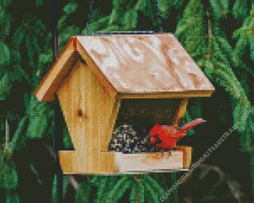 Bird Feeder Diamond Painting