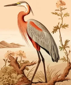 Bird Illustration Diamond Painting