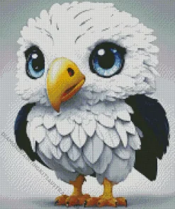 Bird With Big Eyes Diamond Painting