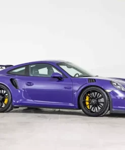 Black And Purple Porsche Diamond Painting