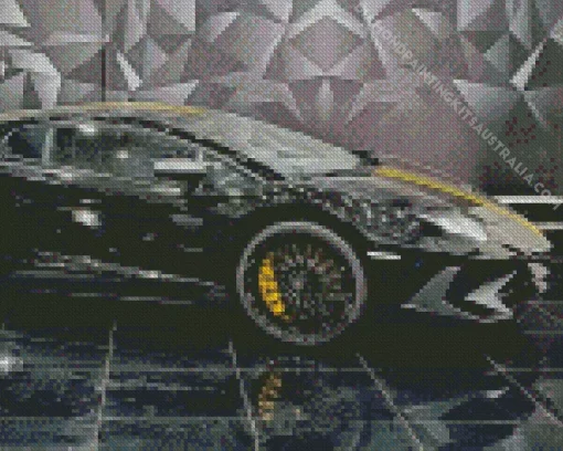 Black And Yellow Lambo Diamond Painting