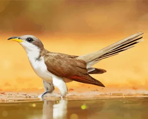 Black Billed Cuckoo Diamond Painting