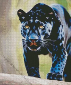 Black Jaguar Diamond Painting