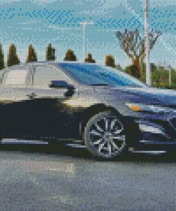 Black Malibu Car Diamond Painting