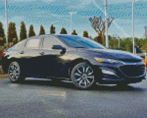 Black Malibu Car Diamond Painting