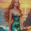 Blonde Mermaid Diamond Painting