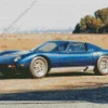 Blue Lamborghini Miura Diamond Painting