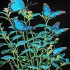 Blue Monarch Butterflies Diamond Painting