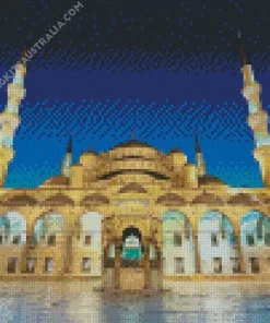 Blue Mosque Diamond Painting