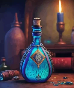 Blue Potion Diamond Painting