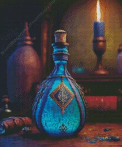 Blue Potion Diamond Painting