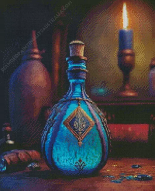 Blue Potion Diamond Painting