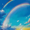 Blue Sky Rainbow Diamond Painting