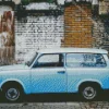 Blue Trabant Diamond Painting