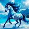 Blue Unicorn Diamond Painting