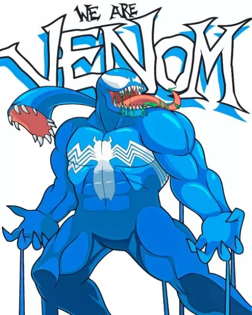 Blue Venom Diamond Painting