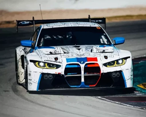 Bmw Race Car Diamond Painting