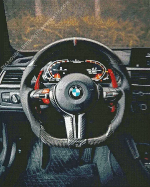 Bmw Steering Wheel Diamond Painting