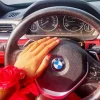 Bmw Steering Wheel With Hand Diamond Painting