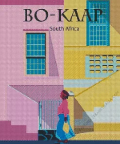 Bo Kaap Africa Poster Diamond Painting