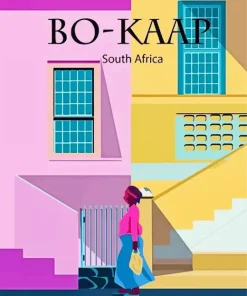 Bo Kaap Africa Poster Diamond Painting