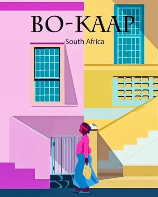 Bo Kaap Africa Poster Diamond Painting