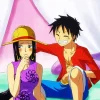 Boa Hancock And Luffy Diamond Painting