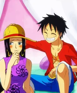 Boa Hancock And Luffy Diamond Painting