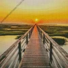 Boardwalk To Sunset Diamond Painting