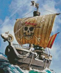 Boat From One Piece Diamond Painting