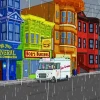 Bobs Burgers Store Front Diamond Painting