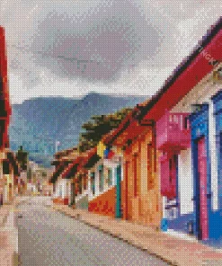 Bogota Colorful Houses Diamond Painting