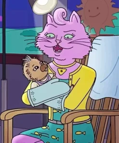 Bojack Horseman Princess Carolyn Diamond Painting